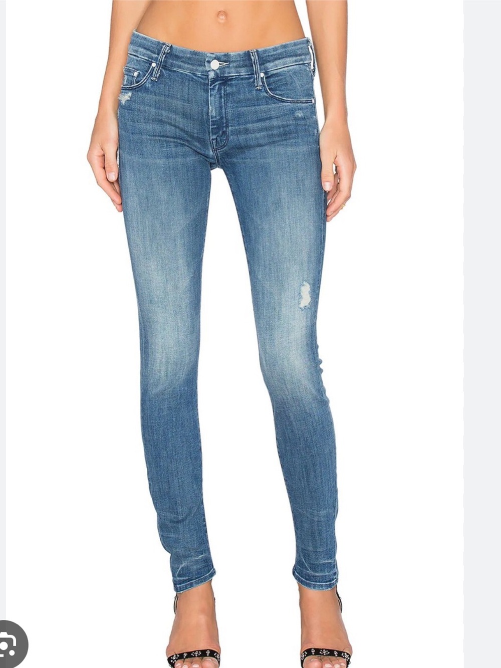 Mother High Waisted Looker Jeans Graffiti Girl Size 27